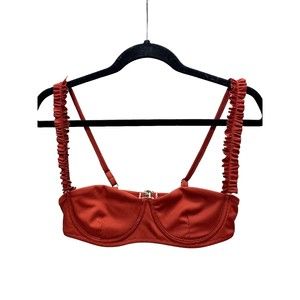 Women’s Rustic Wired Bikini Top Medium Size 6US New No Tag, As Is glue spot